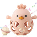 2-in-1 Baby Teething Rattle