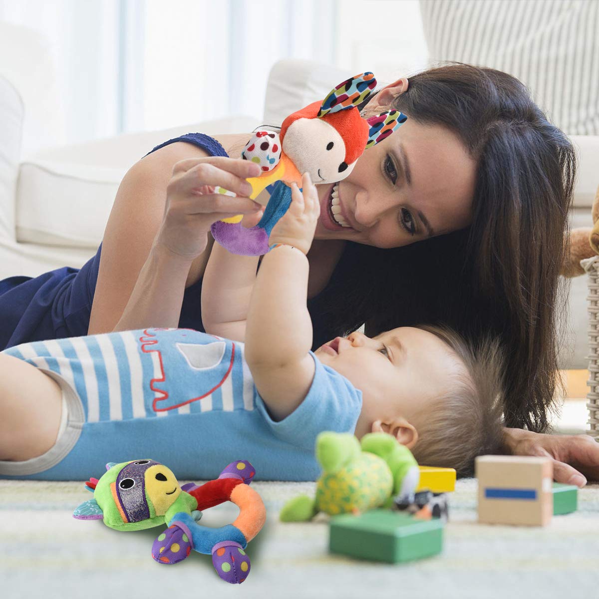 Baby Teething Rattle Toy