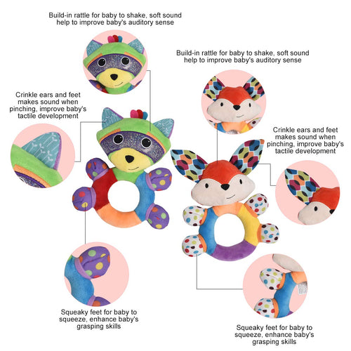 Baby Teething Rattle Toy