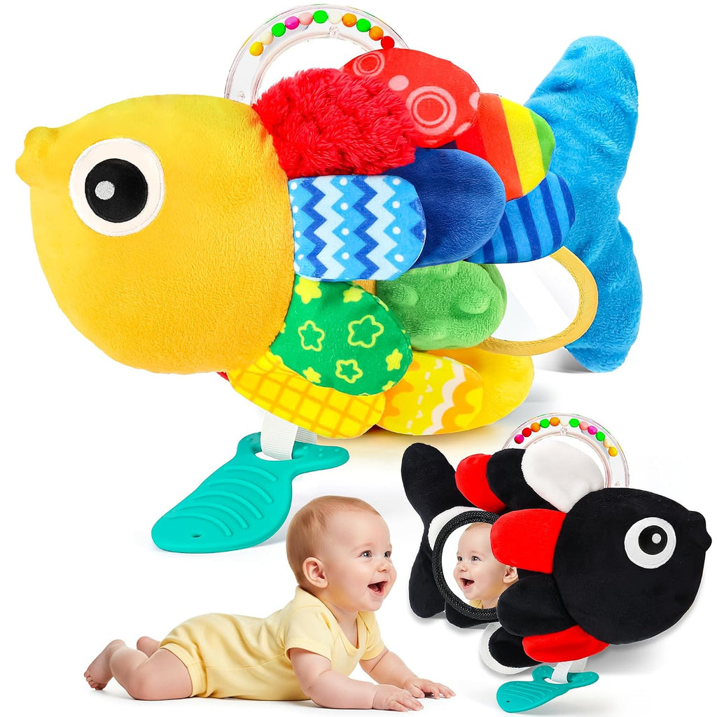 2PCS Montessori Baby Rattles